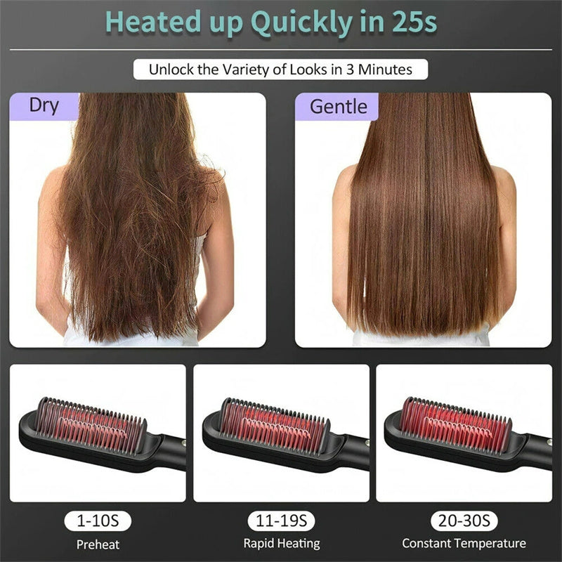 2 In 1 Hair Straightener / Hot Comb
