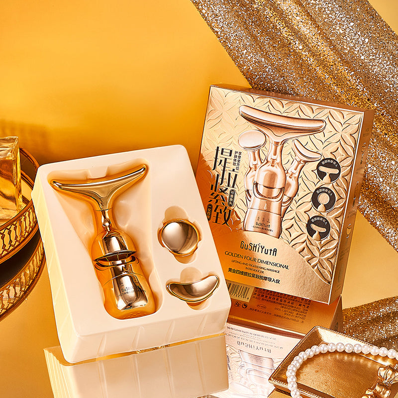 3 In 1 Facial Lifting Device Neck Facial Eye Massage Face Slimmer EMS Beauty Skin Tightening Wrinkle Anti Aging Face