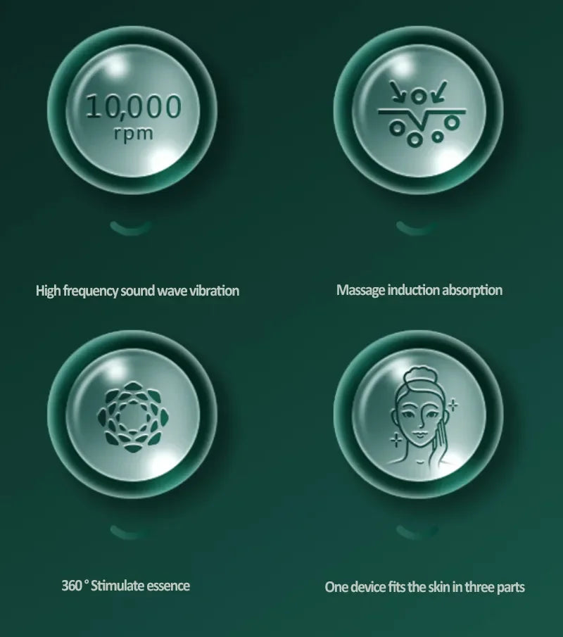 3 In 1 Facial Lifting Device Neck Facial Eye Massage Face Slimmer EMS Beauty Skin Tightening Wrinkle Anti Aging Face